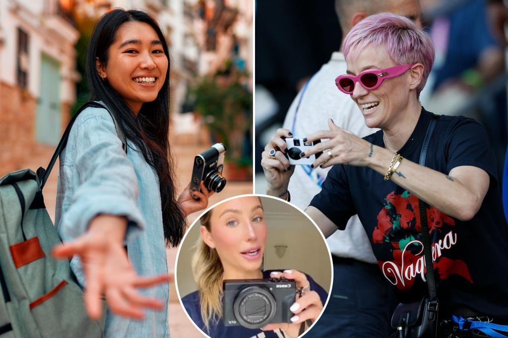 Gen Z ditches smartphones to put on and shoot cameras as old tech makes comeback: 'Gives off a certain vibe'