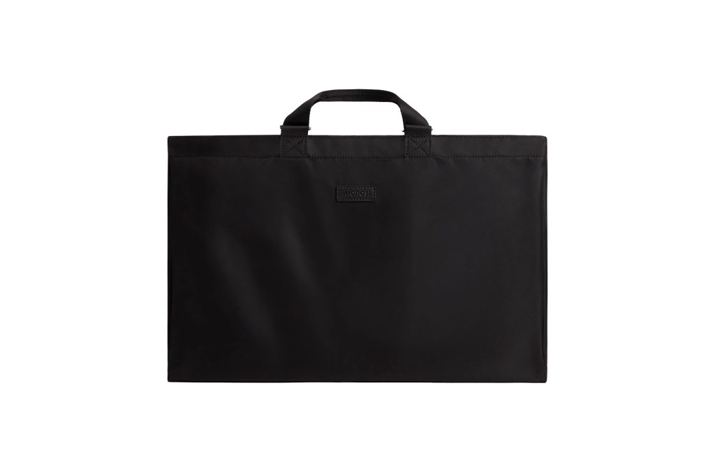 A black bag with a handle