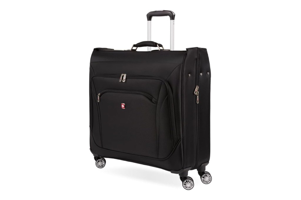 Black wheeled suitcase