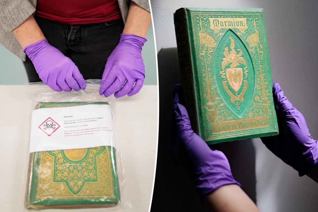 Ancient books contain toxic dyes, chemical experts warn